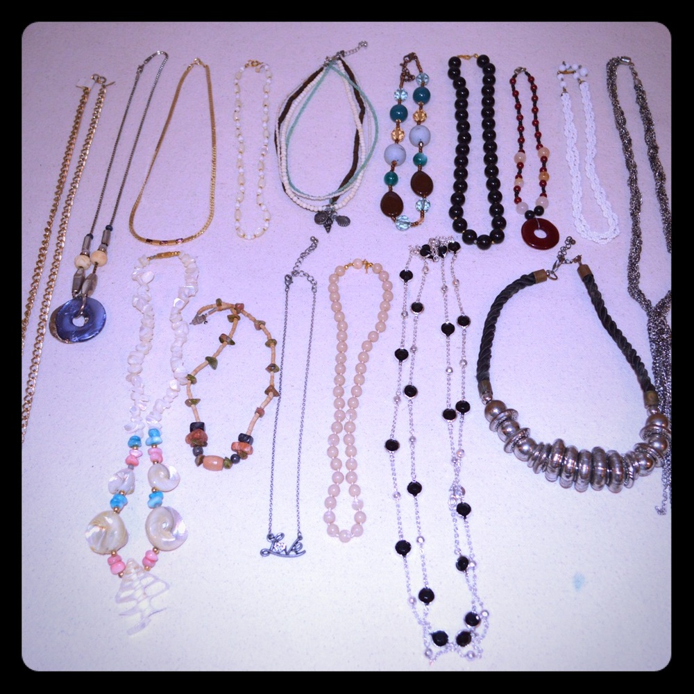 16pc lot Necklaces
